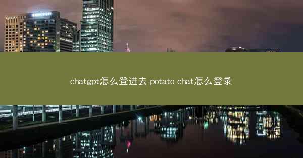 chatgpt怎么登进去-potato chat怎么登录