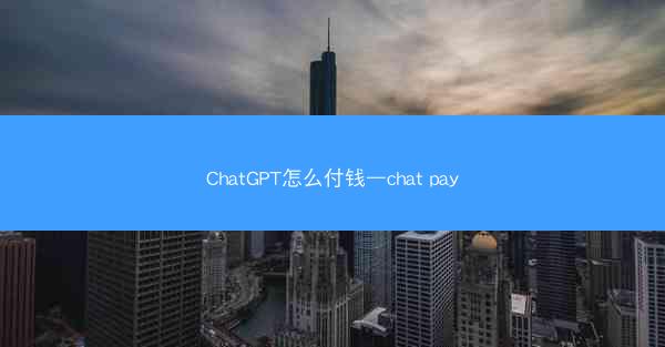 ChatGPT怎么付钱—chat pay
